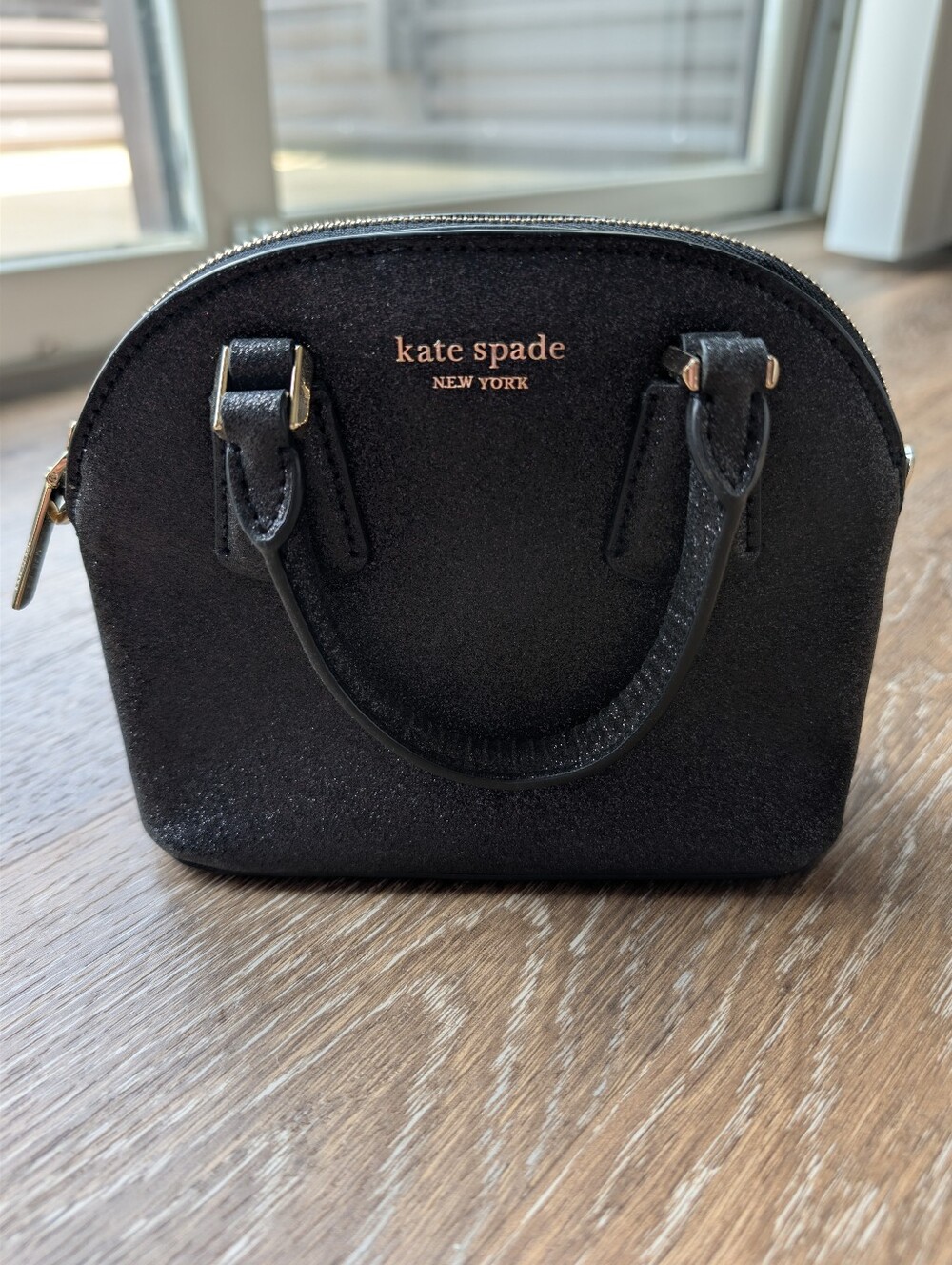 NWOT Kate Spade Sylvia Glitter Mini Dome Satchel